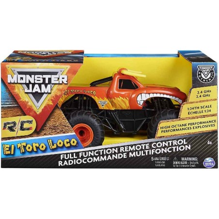 MONSTER JAM - COCHE R/C EL TORO LOCO
