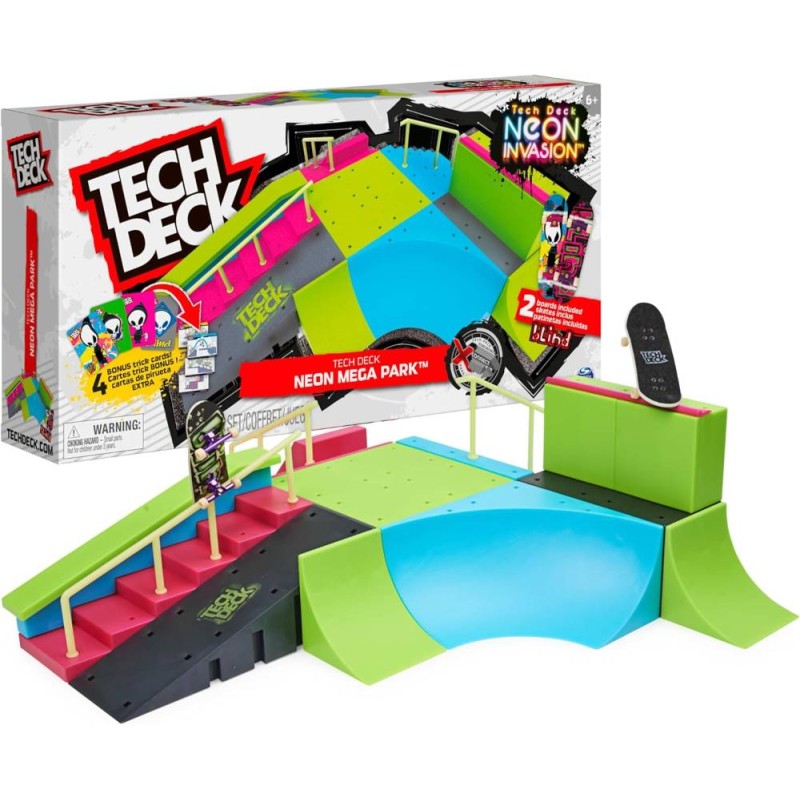 Tech Deck Neon Mega Park