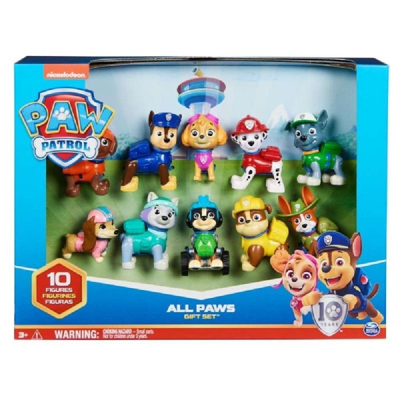 Paw Patrol Patrulla Canina - Pack 10 Fig