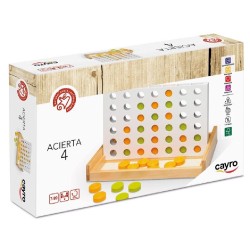 JUEGO ACIERTA 4 MADERA COLOCA