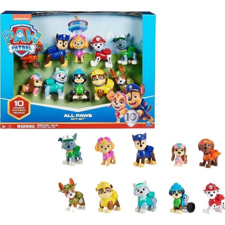 Paw Patrol Patrulla Canina - Pack 10 Fig