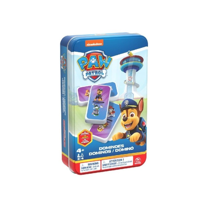 PAW PATROL DOMINO CAJA LATA