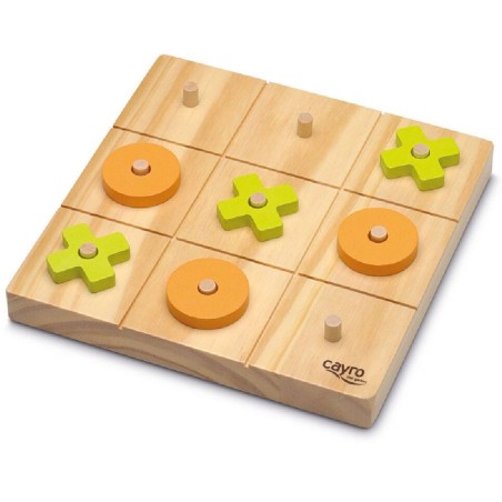 TIC TAC TOE TRES EN RAYA DE MADERA CAYRO