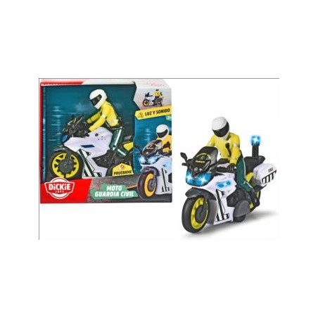 GUARDIA CIVIL MOTO  CON FIGURA LUZ Y SON