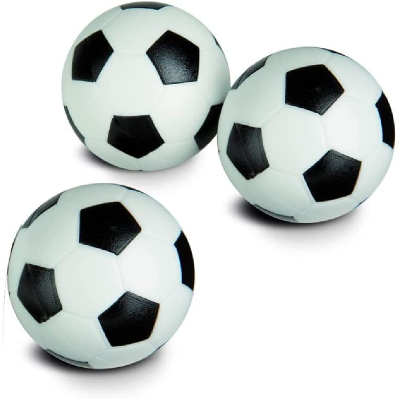 3 PELOTAS FUTBOLIN PLASTICO