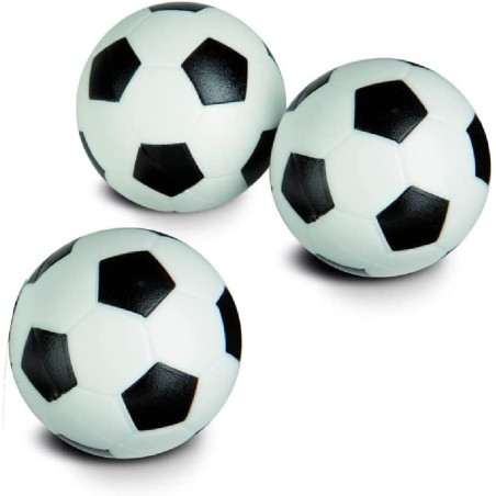 3 PELOTAS FUTBOLIN PLASTICO