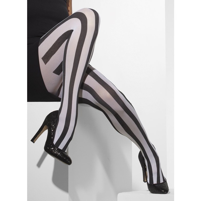 PANTI NEGRO Y BLANCO A RAYAS