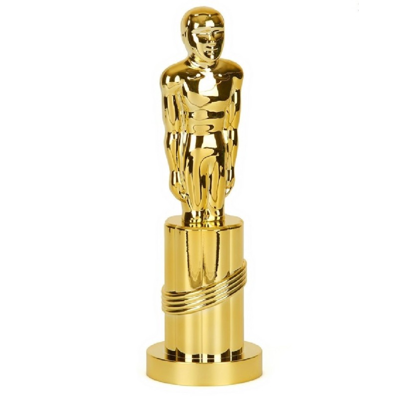 ESTATUA DE PLÁSTICO, DORADA OSCAR