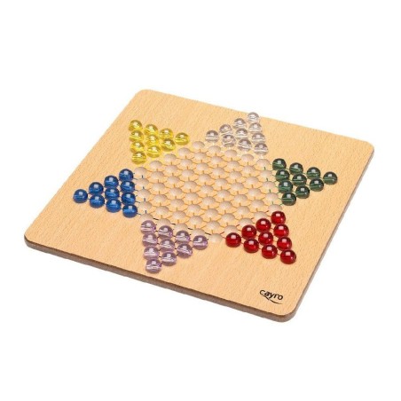 JUEGO DAMAS CHINAS MADERA EN CAJA METALI