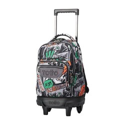 MOCHILA ESCOLAR RUEDAS TOTTO MEDIANA RES 2