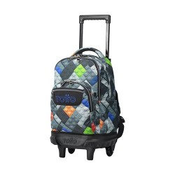 MOCHILA ESCOLAR RUEDAS TOTTO MEDIANA RES 2