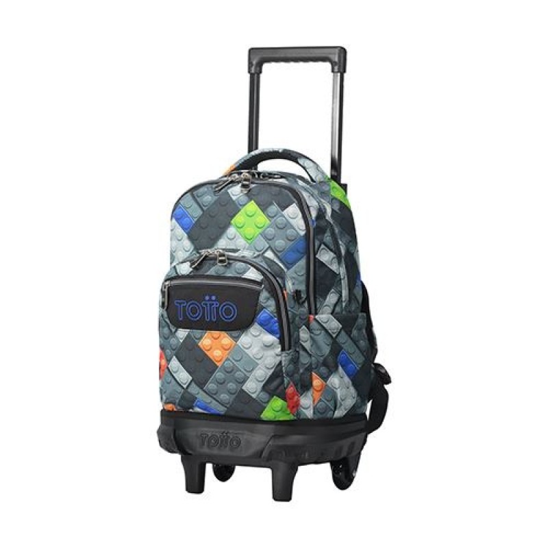 MOCHILA ESCOLAR RUEDAS TOTTO MEDIANA RES
