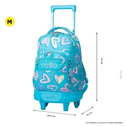 MOCHILA ESCOLAR RUEDAS TOTTO MEDIANA RES 2
