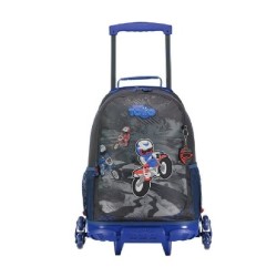 MOCHILA ESCOLAR GRANDE 3 RUEDAS - KROSS