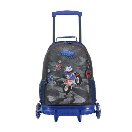 MOCHILA ESCOLAR GRANDE 3 RUEDAS - KROSS