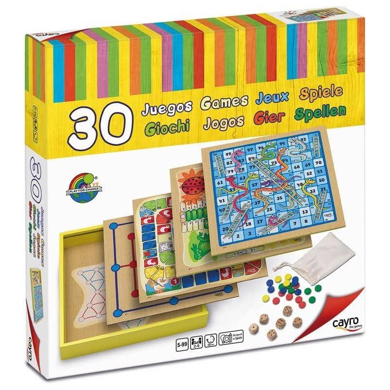 30 JUEGOS - JUEGO DE MADERA
