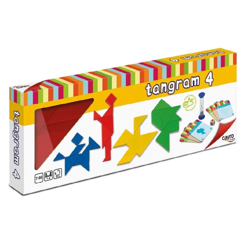 TANGRAM DE MADERA -  4 JUGADORES