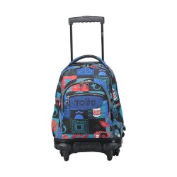 MOCHILA ESCOLAR RUEDAS TOTTO GRANDE BOMP
