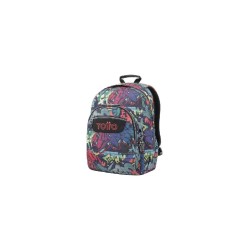 MOCHILA ESCOLAR MEDIANA GRAFFITI - MORRA 2