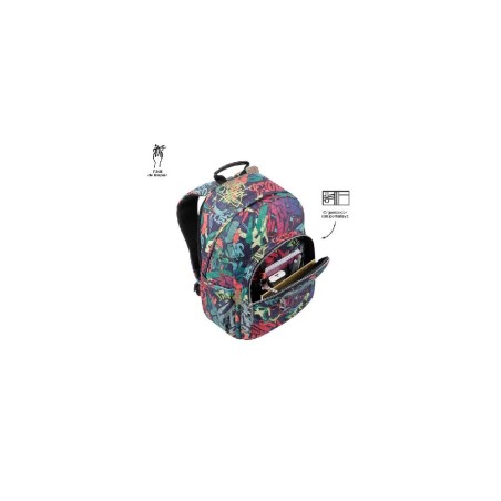 MOCHILA ESCOLAR MEDIANA GRAFFITI - MORRA