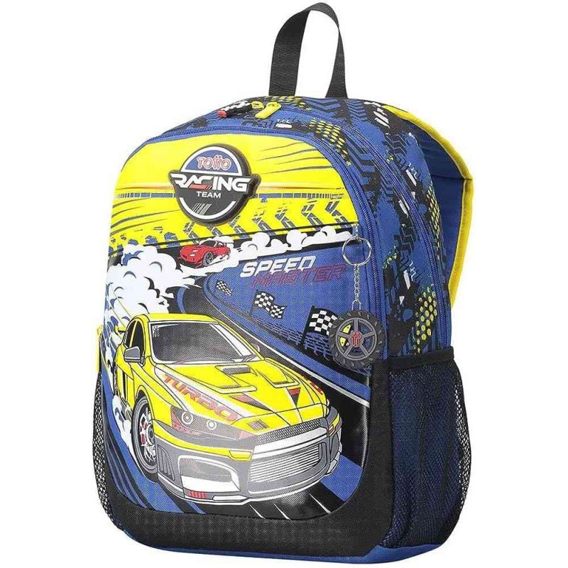 MOCHILA ESCOLAR ESTAMPADO RACING - MORRA