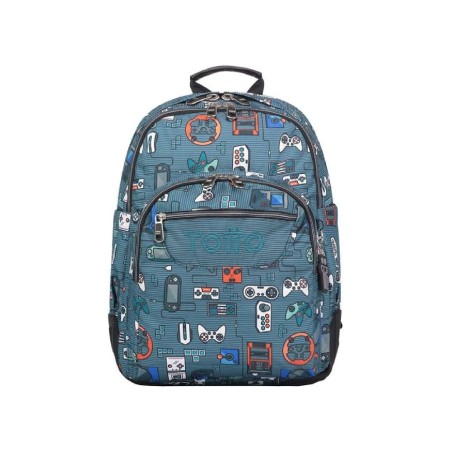 MOCHILA ESCOLAR CONSOLAS - MORRAL CRAYOL