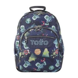 MOCHILA ESCOLAR ESTAMPADO ALIENS- MORRAL