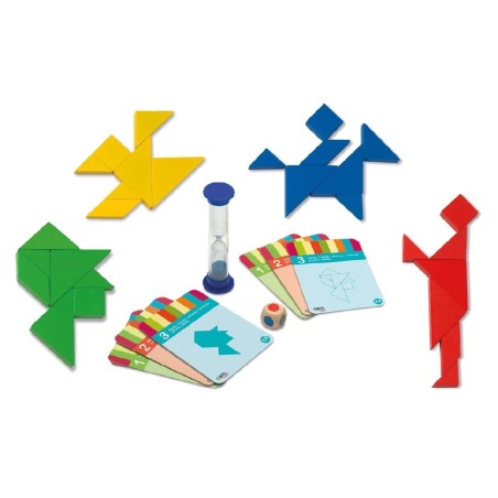 TANGRAM DE MADERA -  4 JUGADORES