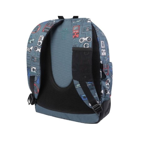 MOCHILA ESCOLAR CONSOLAS - MORRAL CRAYOL