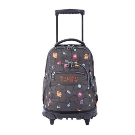 MOCHILA ESCOLAR CON RUEDAS ESTAMPADO VID