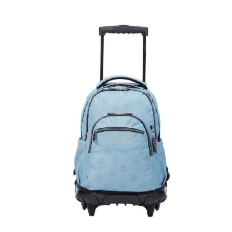 MOCHILA ESCOLAR CON RUEDAS AZUL Y ESTREL