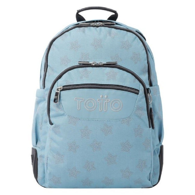 MOCHILA ESCOLAR AZUL Y ESTRELLAS - MORRA
