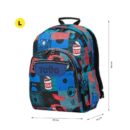MOCHILA ESCOLAR ADAPTABLE A CARRO CYBER 