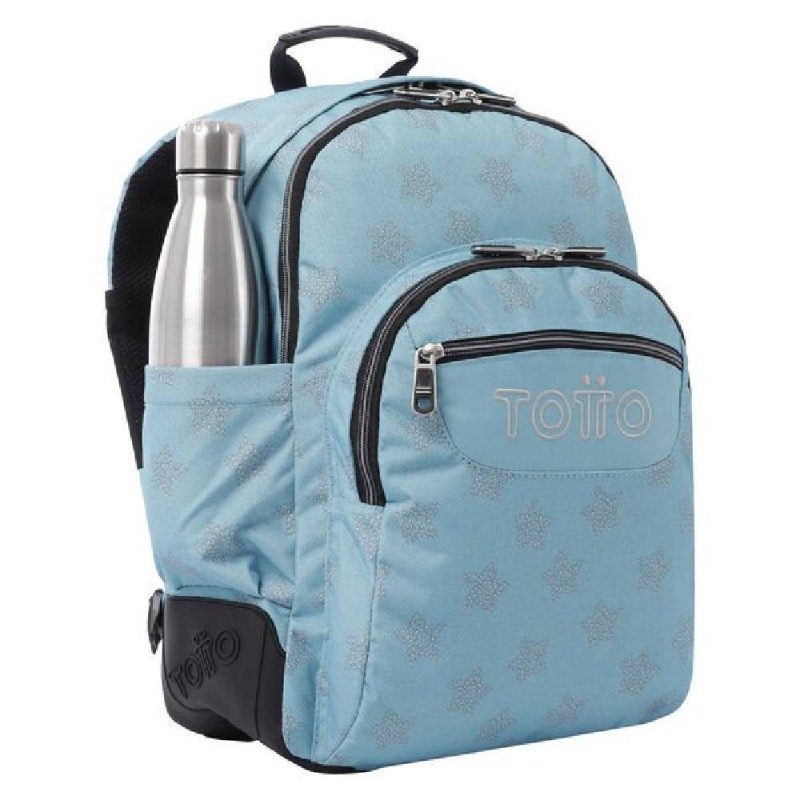 MOCHILA ESCOLAR AZUL Y ESTRELLAS - MORRA