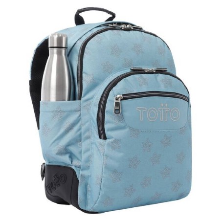 MOCHILA ESCOLAR AZUL Y ESTRELLAS - MORRA
