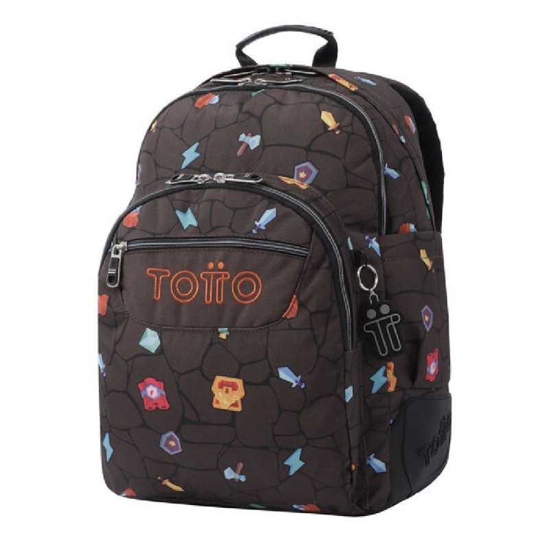 MOCHILA ESCOLAR ESTAMPADO VIDEOJUEGO MOR