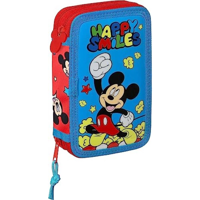 PLUMIER DOBLE PQÑO 28 PCS MICKEY MOUSE H