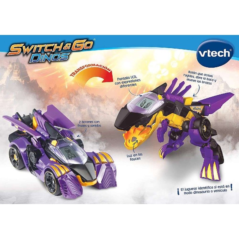 SWITCH & GO DINO RAYO, ESPINOSAURIOBÓLID