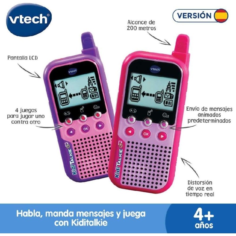 KIDI TALKIE 6 EN 1 ROSA - WALKIE TALKIE