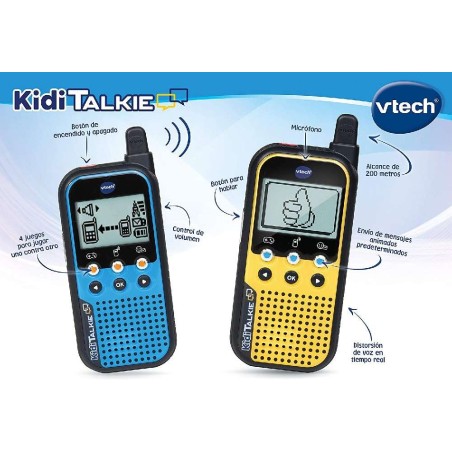 KIDI TALKIE 6 EN 1 - WALKIE