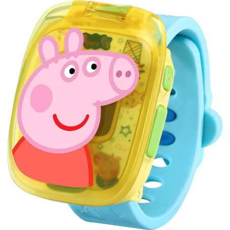 RELOJ PEPPA PIG AMARILLO Y AZUL