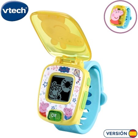 RELOJ PEPPA PIG AMARILLO Y AZUL