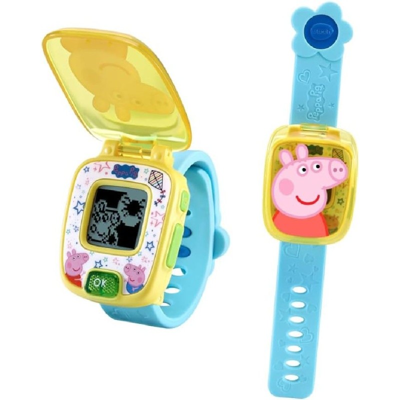 RELOJ PEPPA PIG AMARILLO Y AZUL