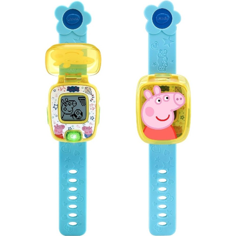 RELOJ PEPPA PIG AMARILLO Y AZUL