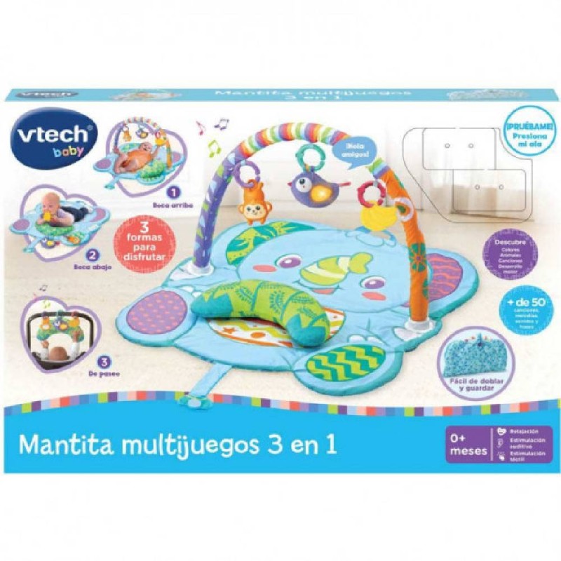 VTECH BABY MANTITA MULTIJUEGOS 3 EN 1
