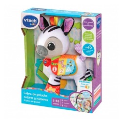 CEBRA DE PELUCHE COLORES/NÚMEROS ¡VAMOS 