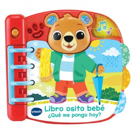 VTECH BABY LIBRO OSITO BEBÉ ¿QUÉ ME PONG