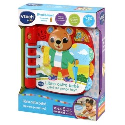 VTECH BABY LIBRO OSITO BEBÉ ¿QUÉ ME PONG 2