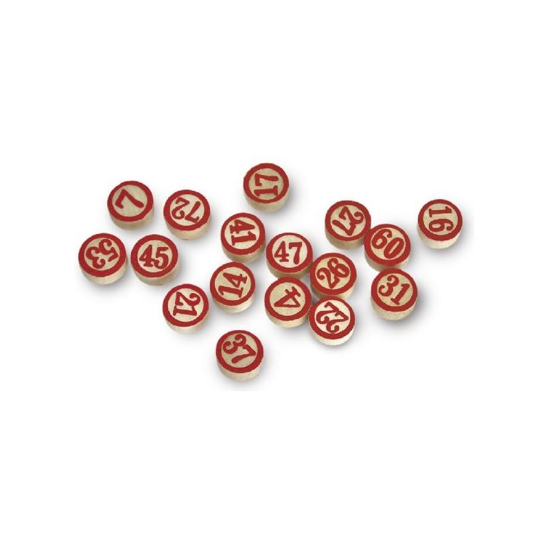 NUMEROS MADERA BINGO XXL