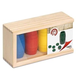 FICHAS DE PARCHIS DE MADERA, 4 JUGADORES